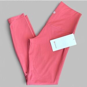Lululemon-Align High Rise 25”leggings size 6- Desert red